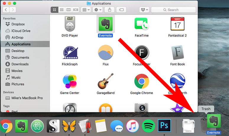 How to close apps on macbook pro
