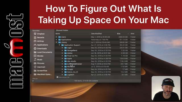 How to see what apps are taking up space on mac